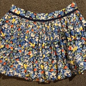 Ralph lauren Floral Blue Skirt